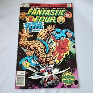 Fantastic Four #211 Marvel Comics MCU 1979 Galactus Uatu‎ 1st Appearance Terrax